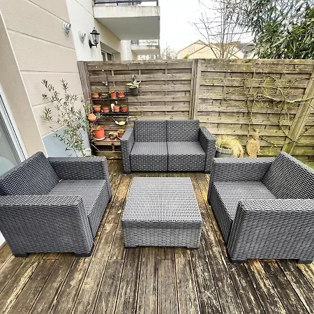 Ferienhaus Beautour 4 People Wi-fi Tv 1 Parking Space Vertou